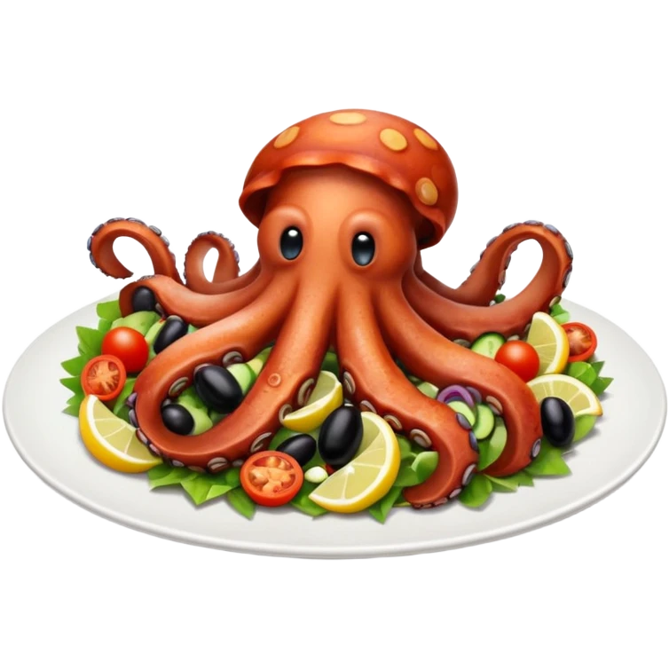 cooked octopus salad emoji