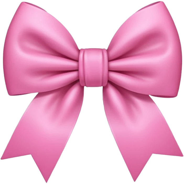 pink aesthetic bow no background emoji