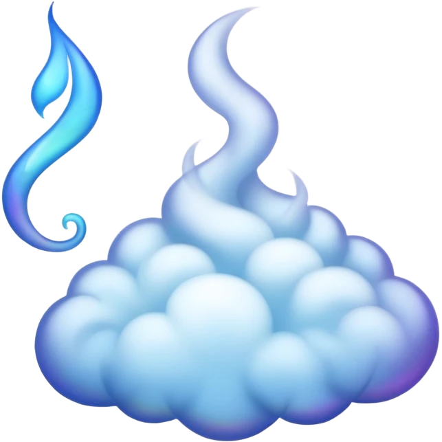 genie with smoke. emoji