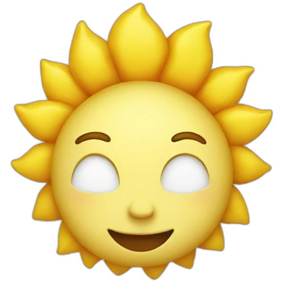 Soleil emoji