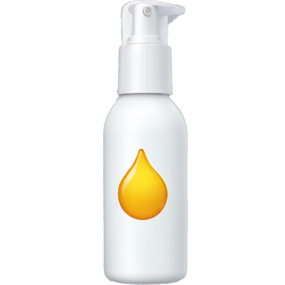 little facial sunscreen bottle emoji