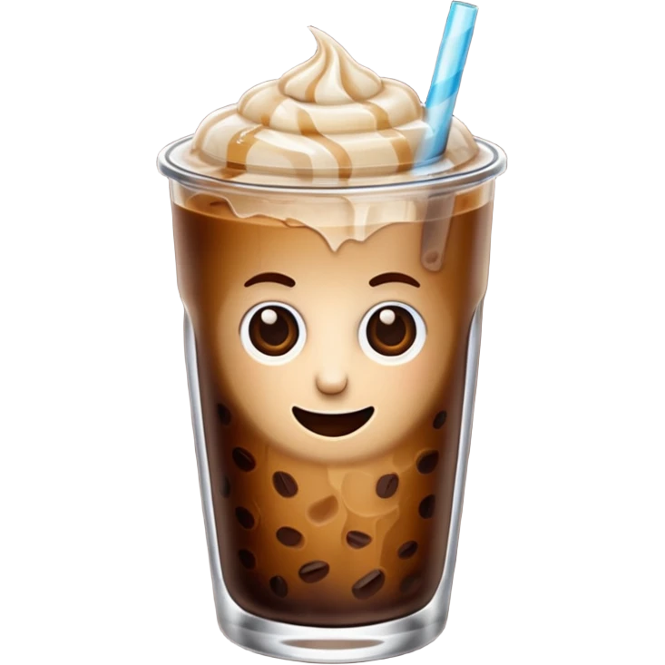 Iced coffee emoji