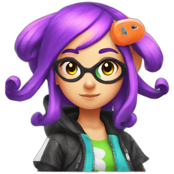 Splatoon-inkling-girl emoji