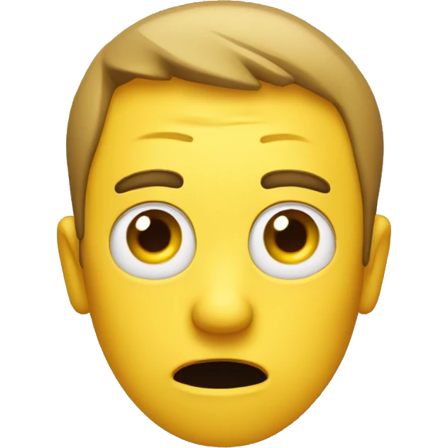 no_care (face (normal yellow emoji face) with eyes bored and tonge out) emoji
