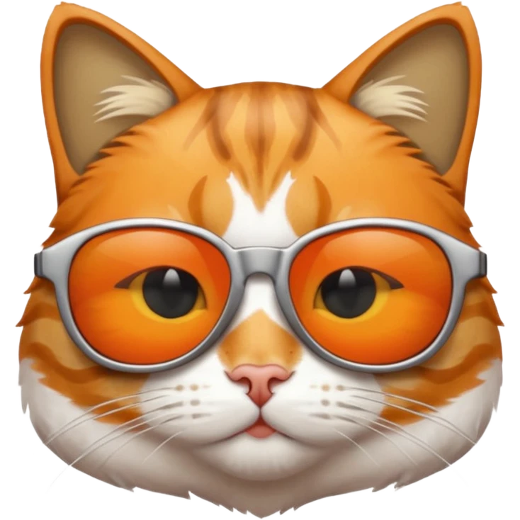 Cat wearing sunglasses emoji