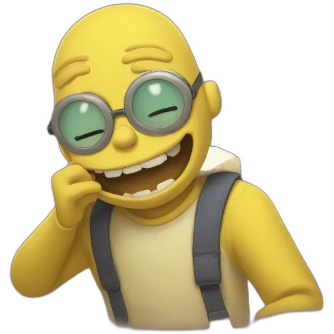 Alphys undertale qui dort  emoji