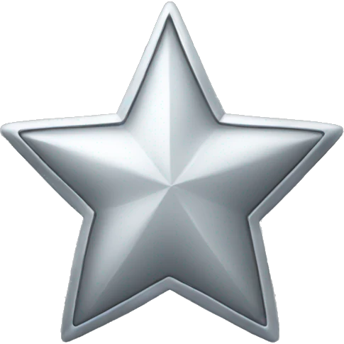 Silver star emoji  emoji