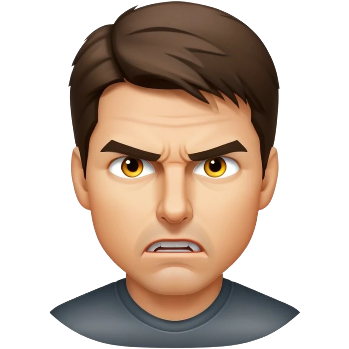 Tom cruise angry emoji