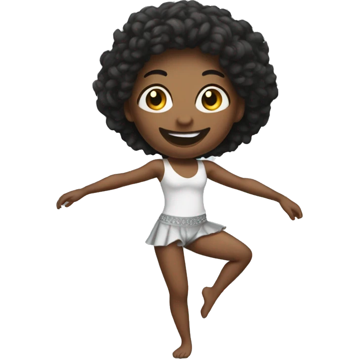 Dancer with lose pants emoji