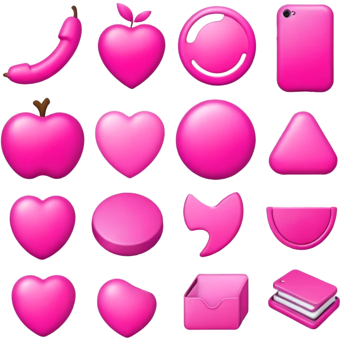 Pink things  emoji