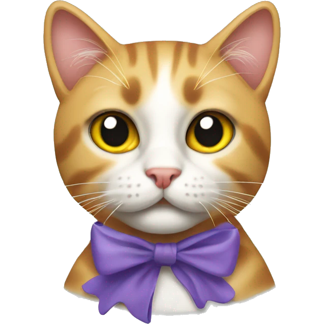 Katze mit Schleife  emoji