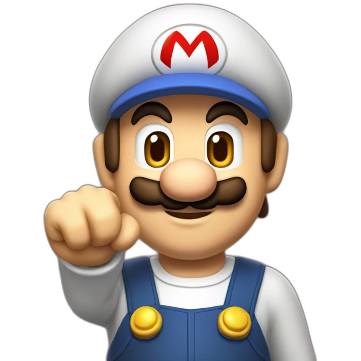 Mario jugando en la swich  emoji
