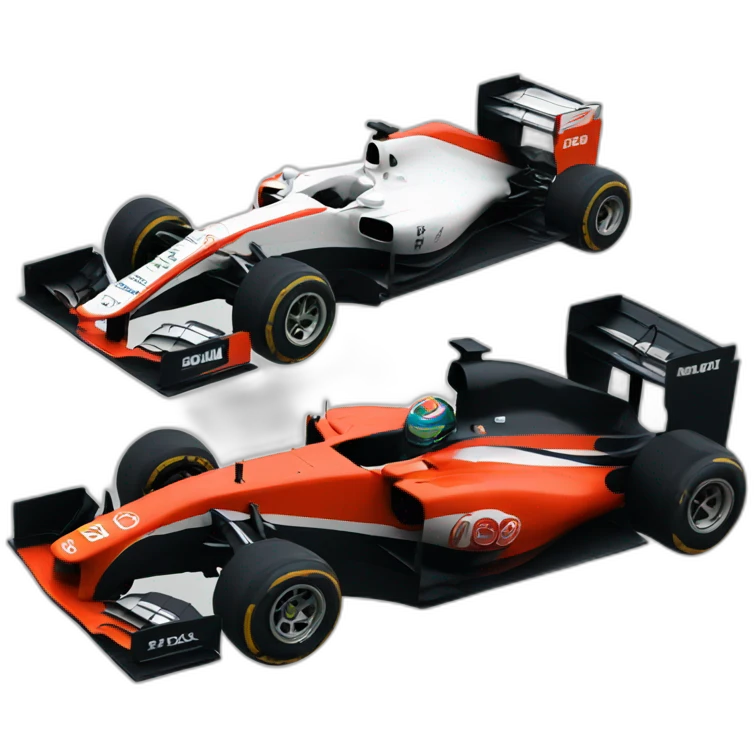 F1 car emoji