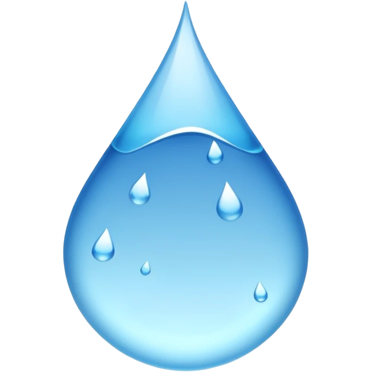 water falling on the ground emoji