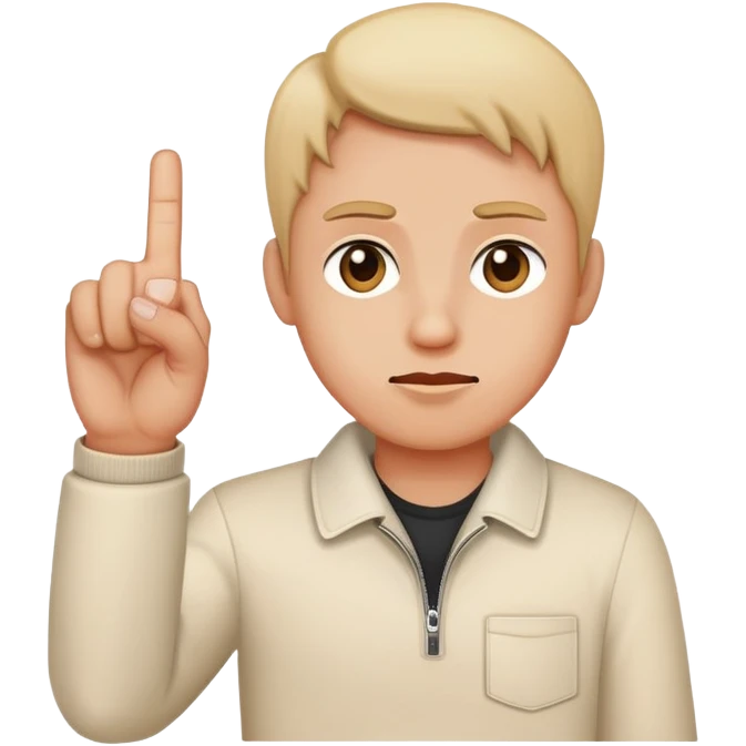 person with middle finger emoji