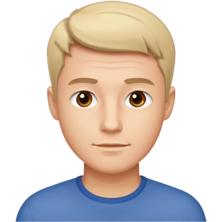 hombre guapo con poco cabello emoji