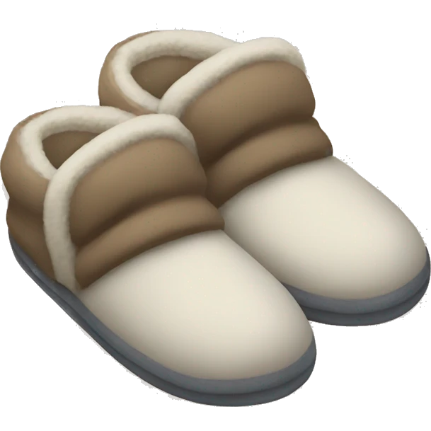 Cozy slippers emoji