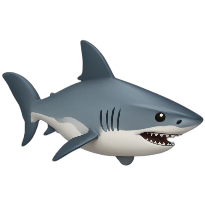 Racoon fusion shark emoji