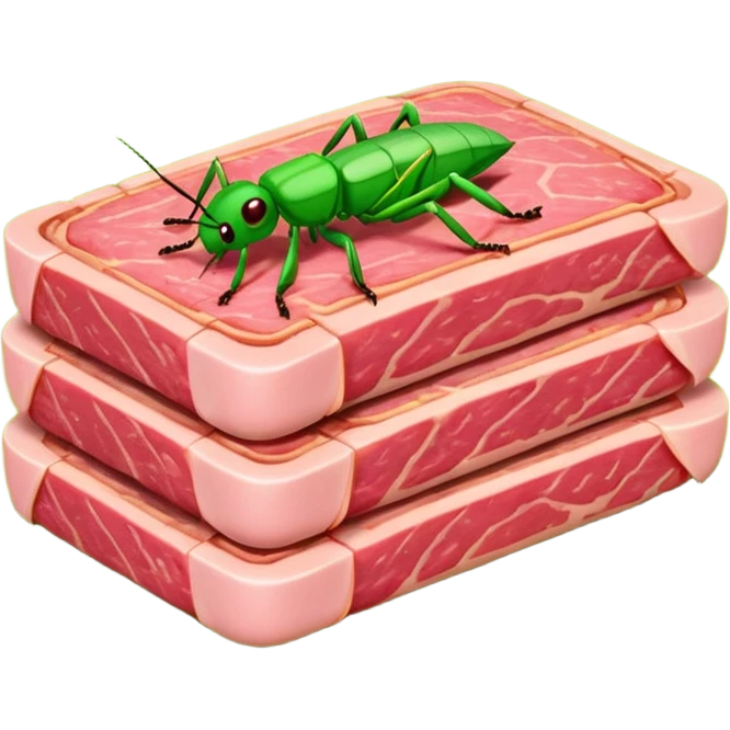 SPAM MEAT CRICKET emoji