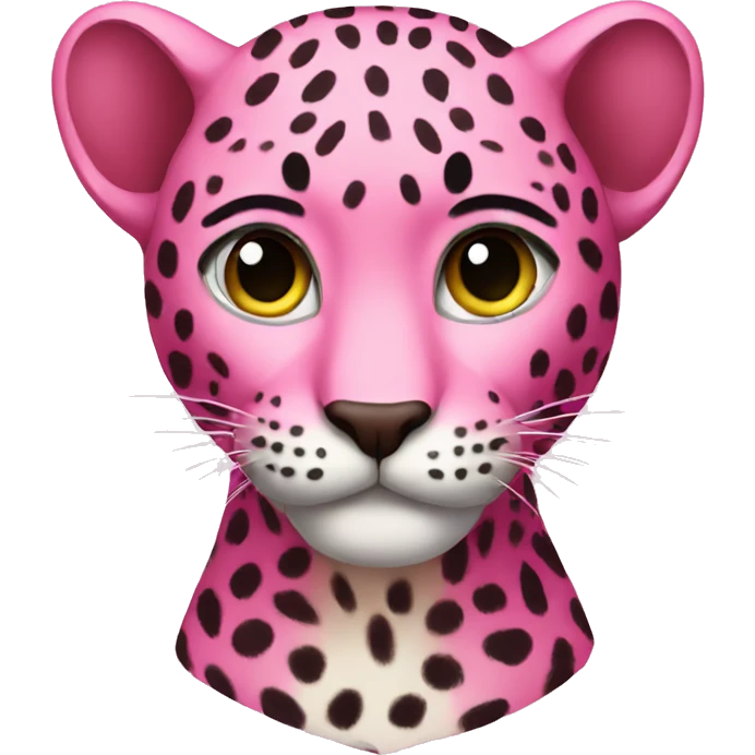 pink leopard emoji