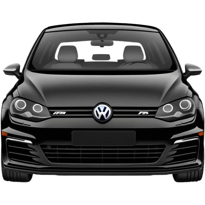 Black Edition Golf R MK7  with no red headlights  emoji