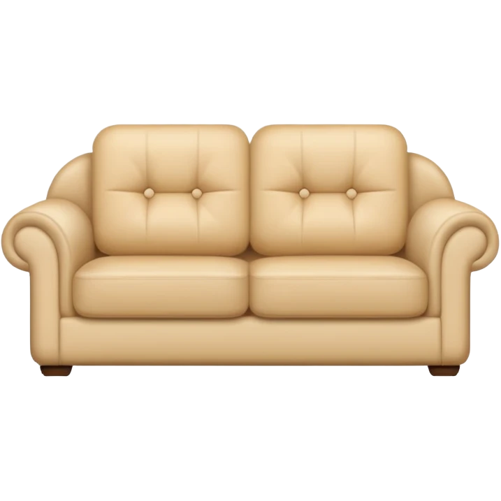 sofa, simple and clear emoji