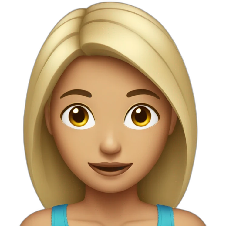 A fit girl emoji