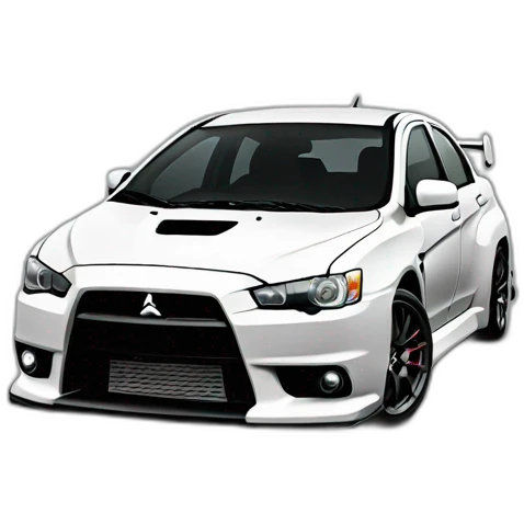 Mitsubishi evo X emoji