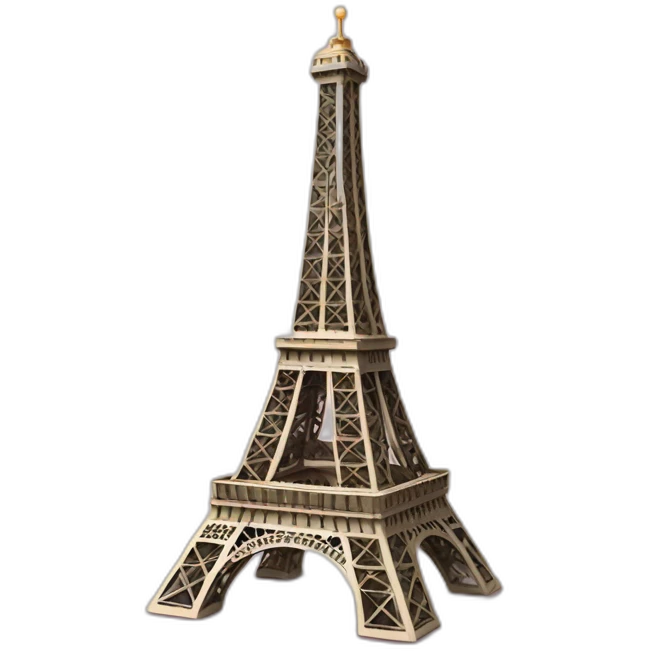 Hello kitty Eiffel tower emoji
