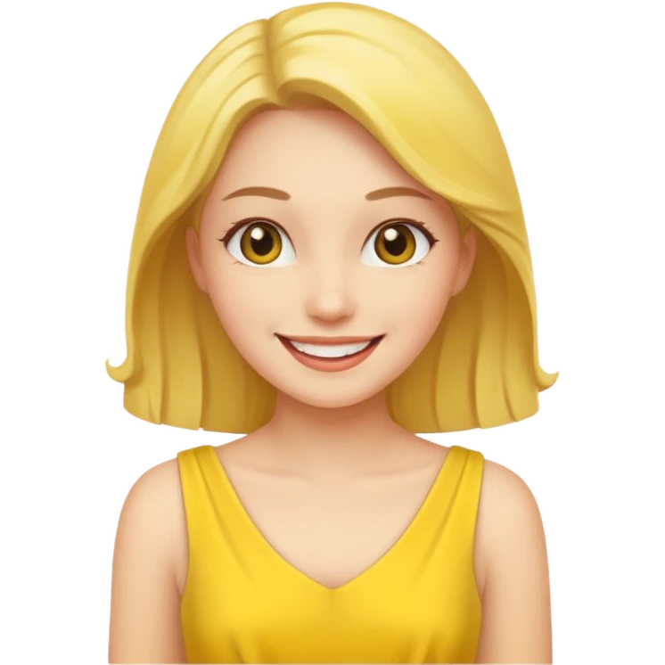 yellow dress emoji