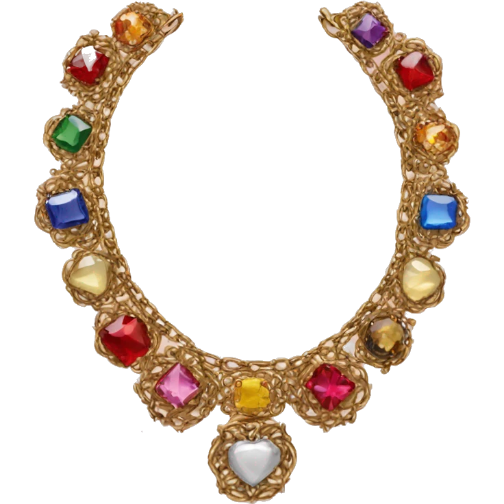 Dolce gabbana necklace  emoji