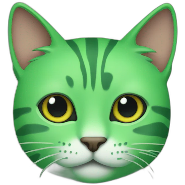 green cat emoji