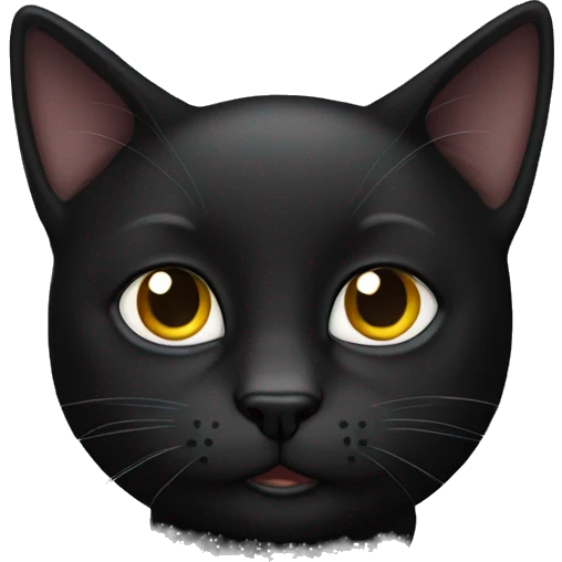 Black cat emoji