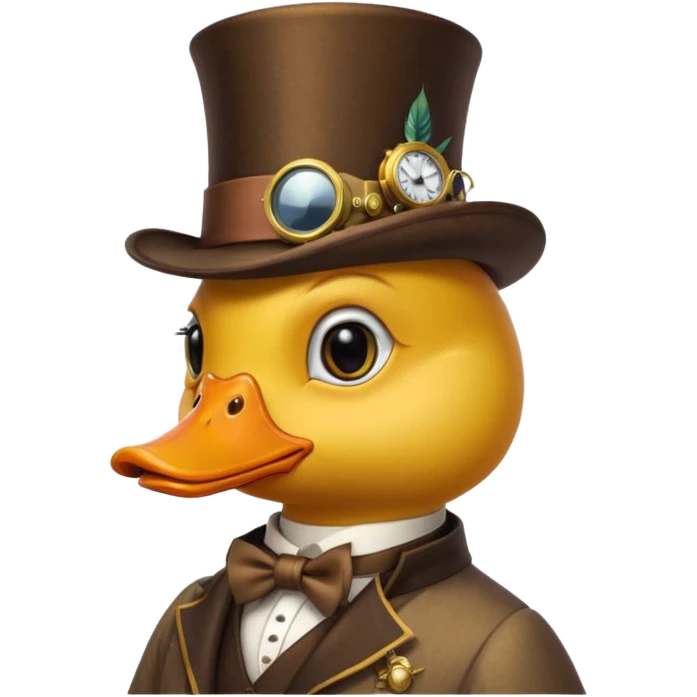 socialite stimpunk  duck emoji