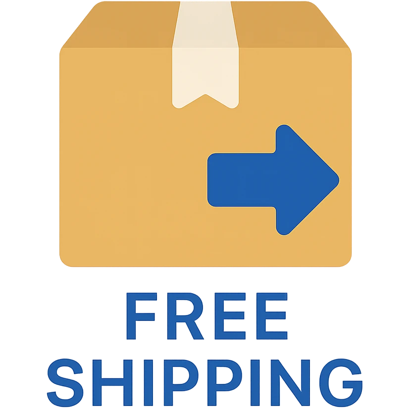 free shipping box, flat color icon style emoji