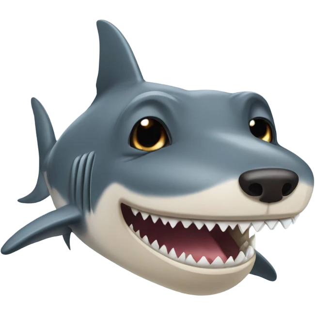 dog shark  emoji