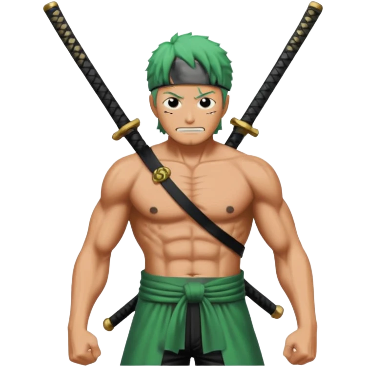 one piece zoro in land of wano emoji