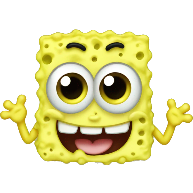 cute baby sponge bob emoji