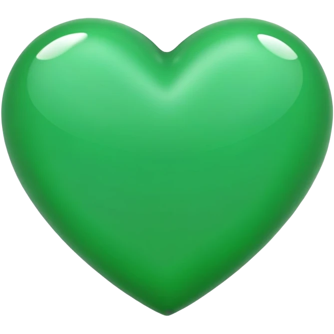 Green heart emoji