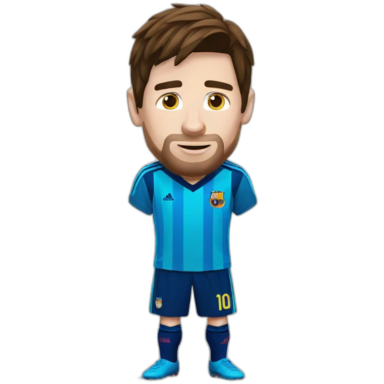 Messi word cup emoji