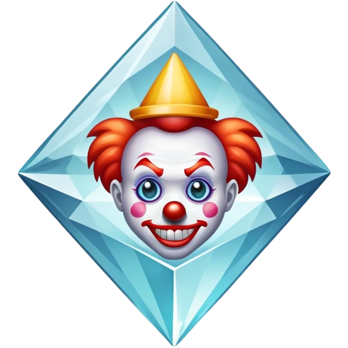 Un payasito encerrado en un rombo  emoji