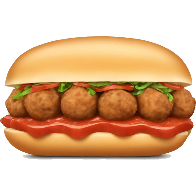 subway meatball sub emoji