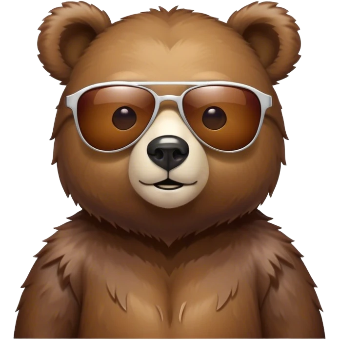 ai bear with sunglasses emoji