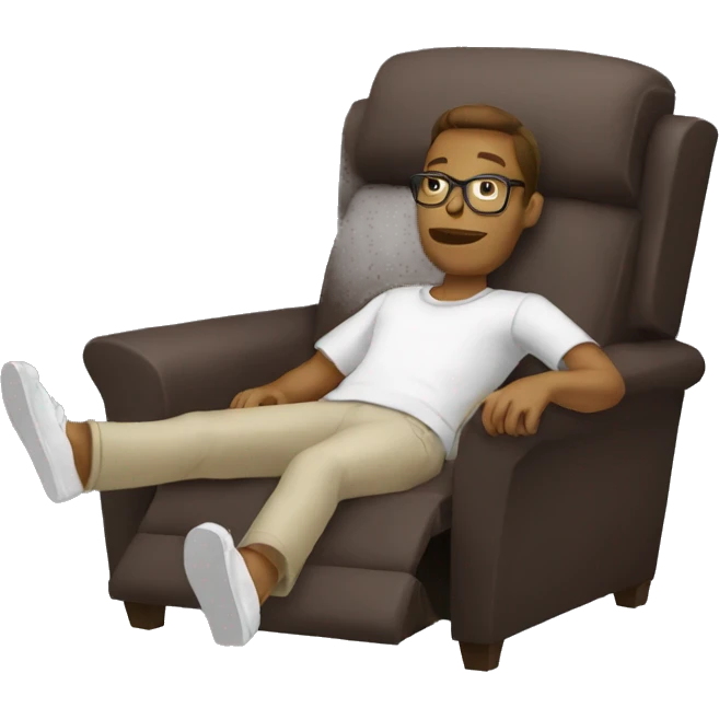 reclining in chair emoji