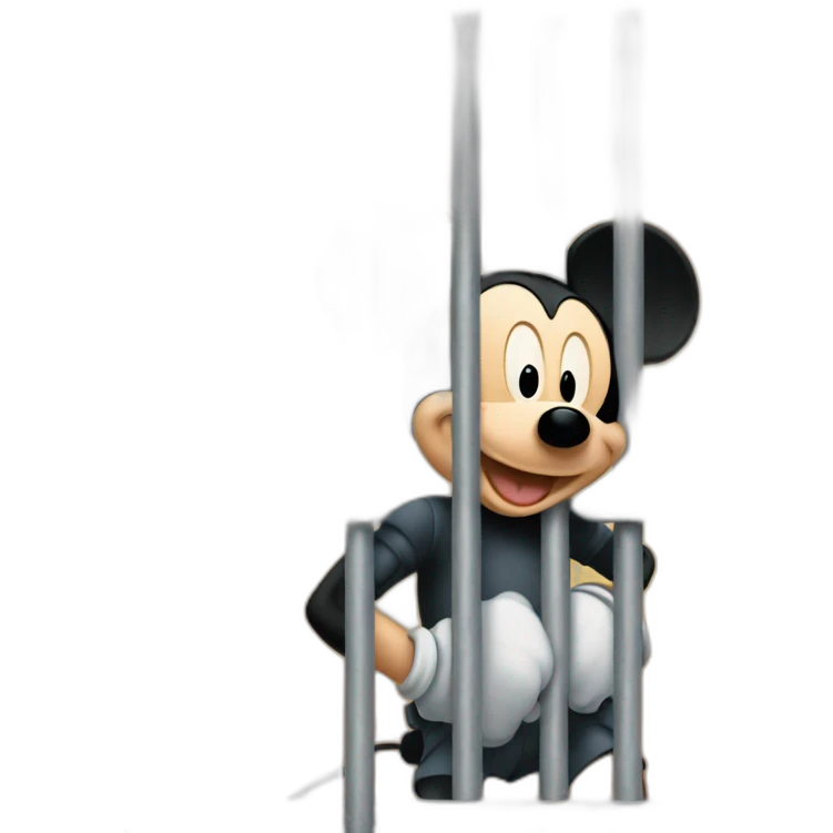Mickey Mouse Jail emoji