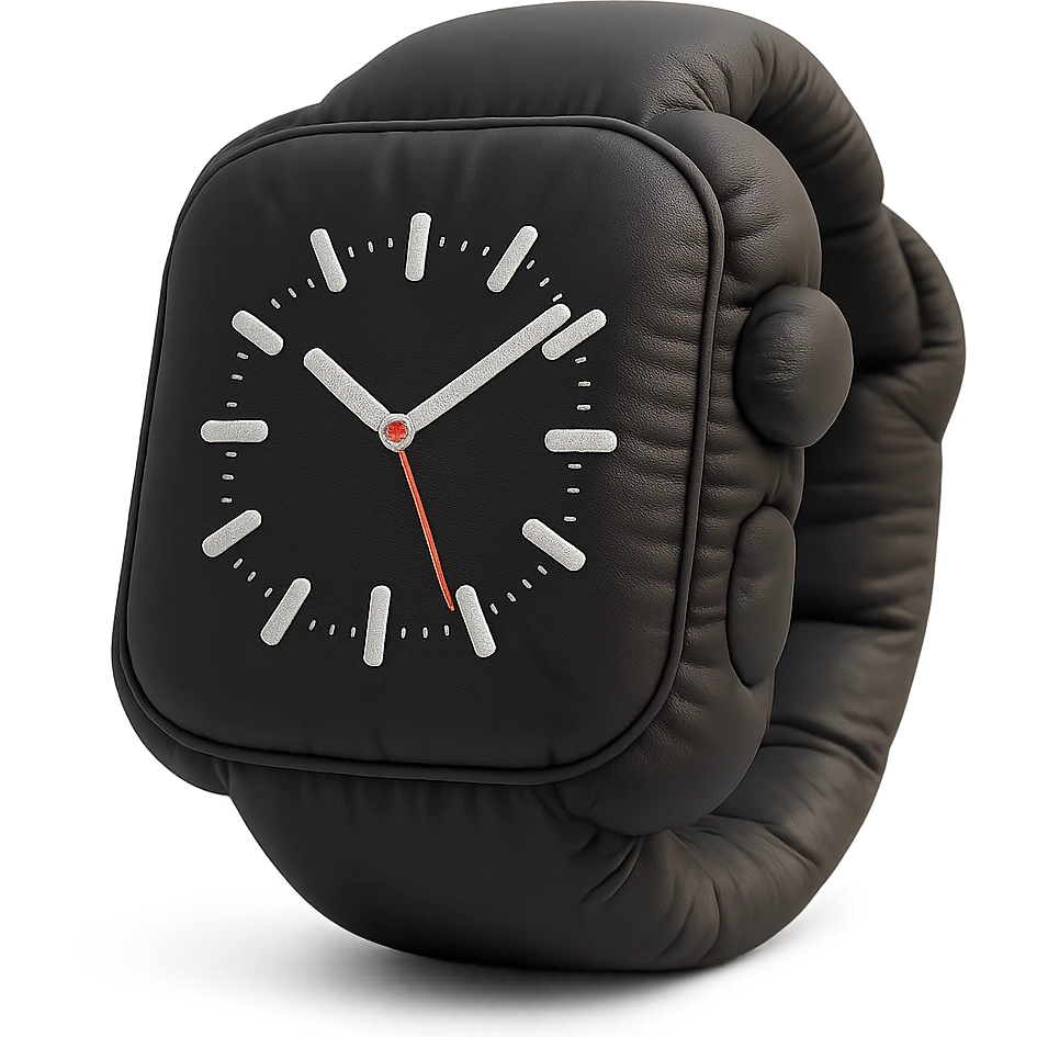 black apple watch emoji