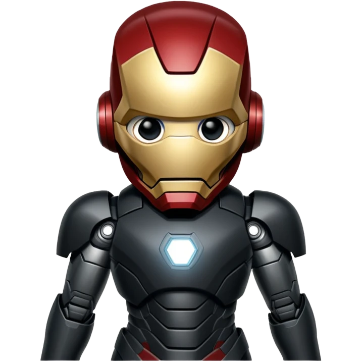 james rhodes black iron man from  from civil war emoji