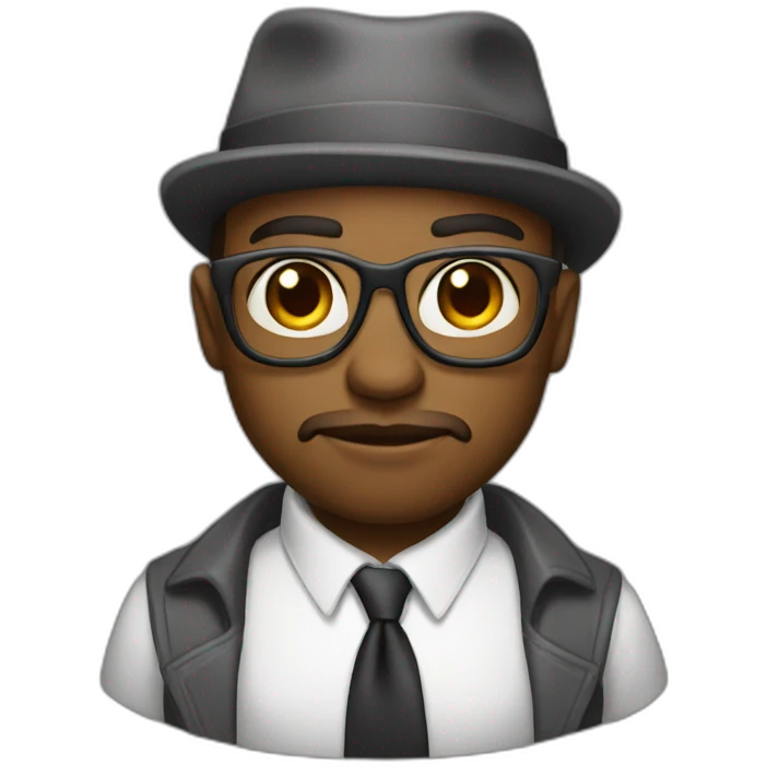 Educated gangsta wannabe emoji
