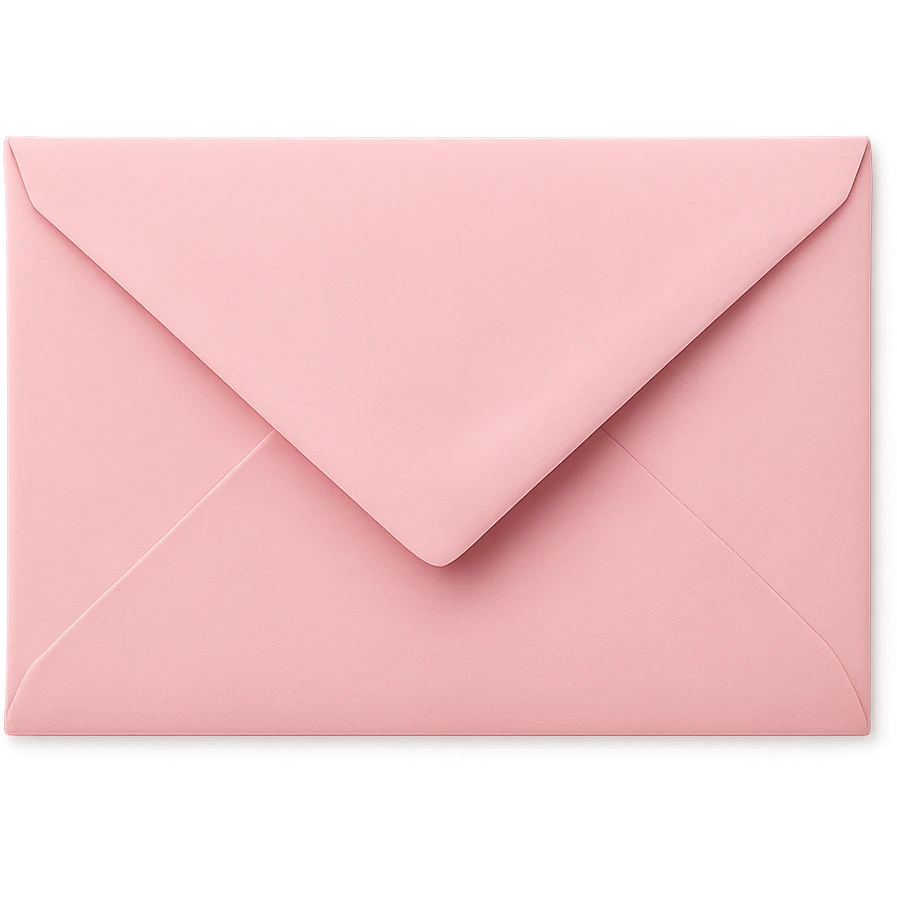 pink envelope emoji