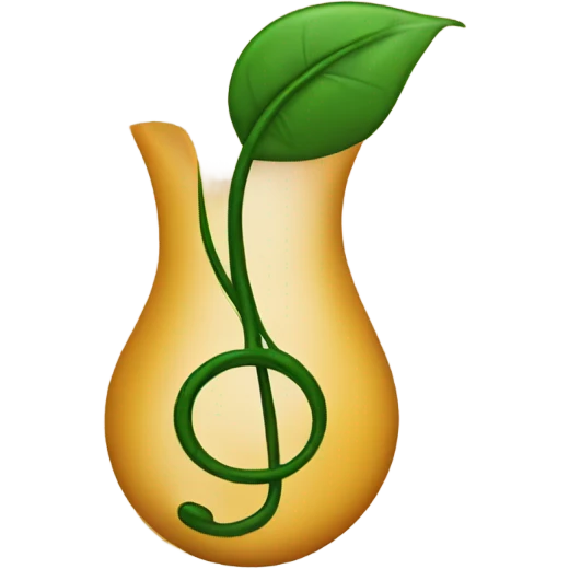 msuic notes that look like seed emoji
